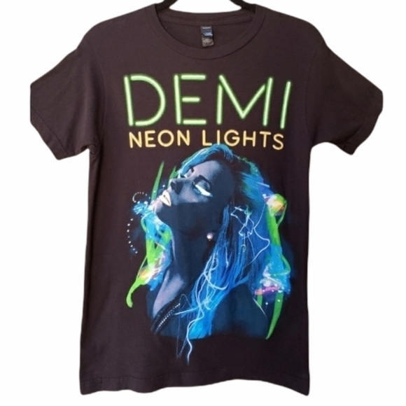 Demi Lovato Neon Lights concert tee - Picture 1 of 3